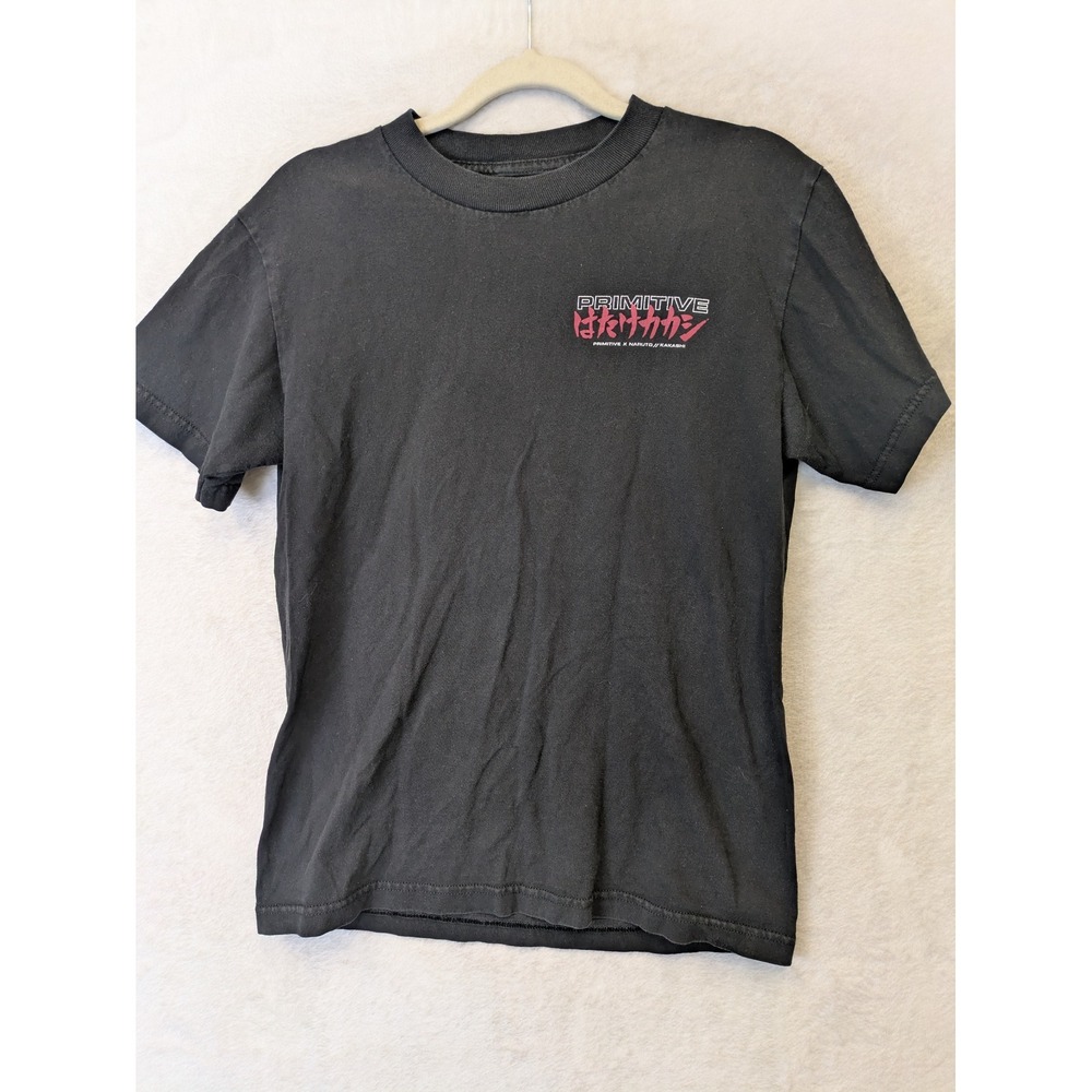 Primitive‎ x Naruto Shippuden Kakashi Hatake Black Graphic T-Shirt Men's Small